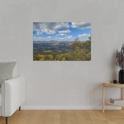 Early Autumn Mountain Top Matte Canvas, 0.75" Depth