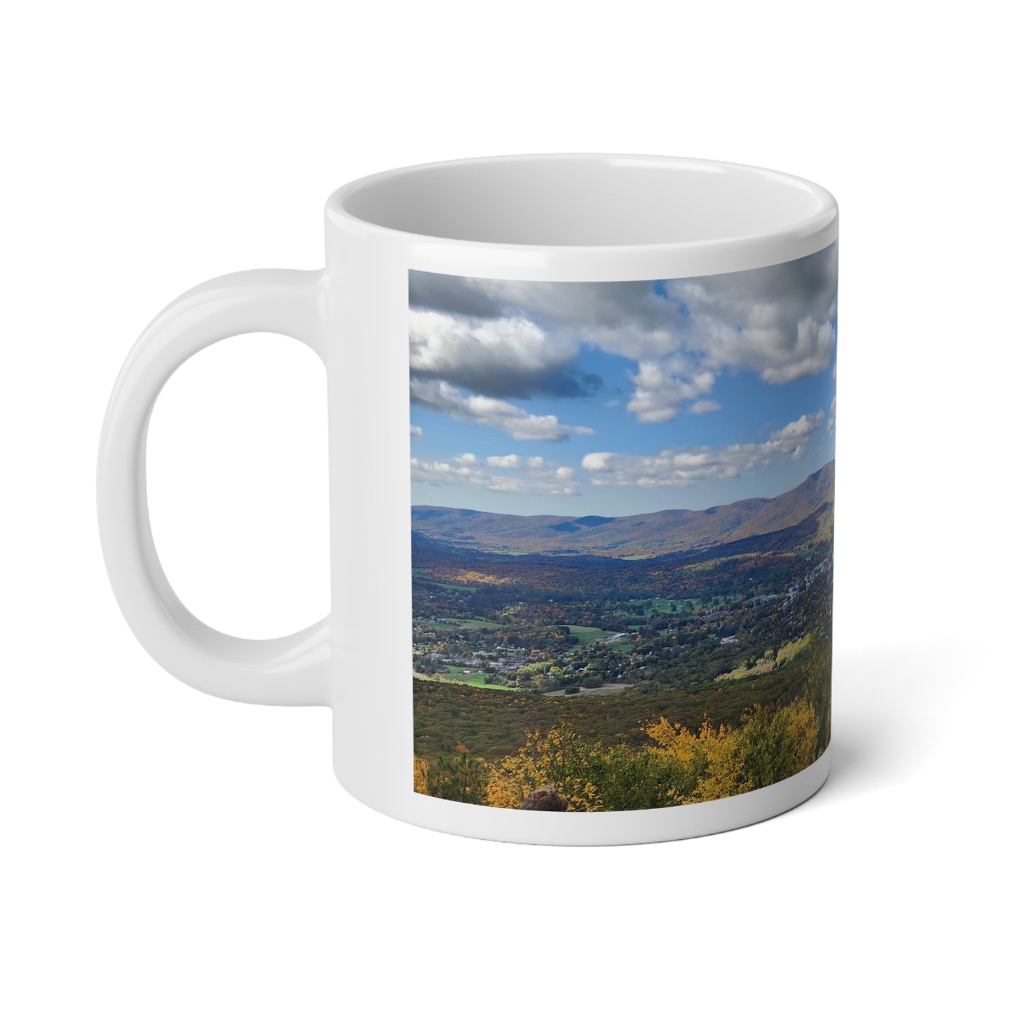 Early Autumn Mountain Top Jumbo Mug, 20oz