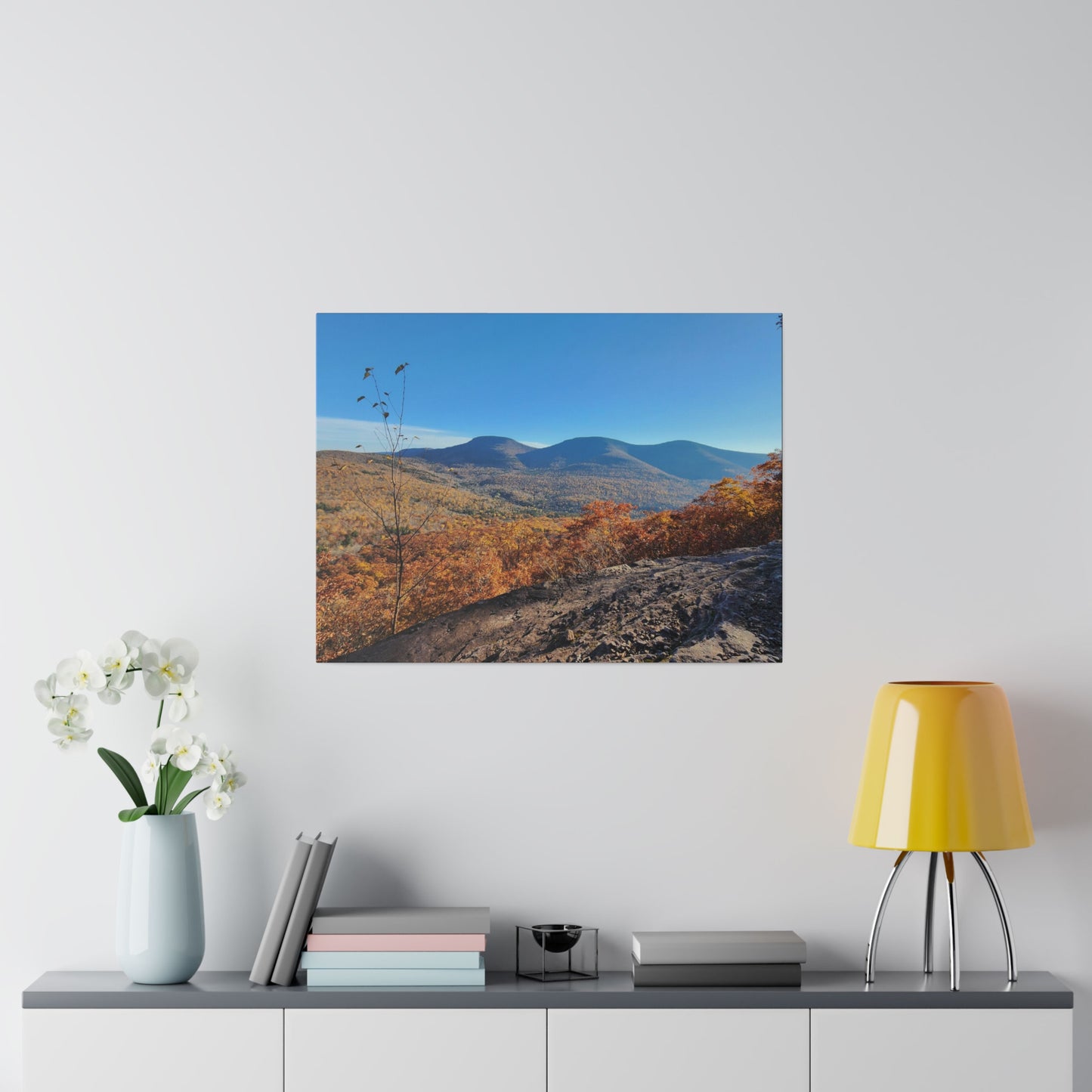 Autumn Mountain Top Matte Canvas, 0.75" Depth