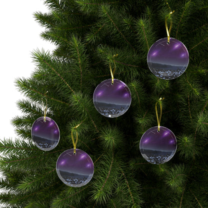 BH Special Edition Misty Lake Glass Ornaments