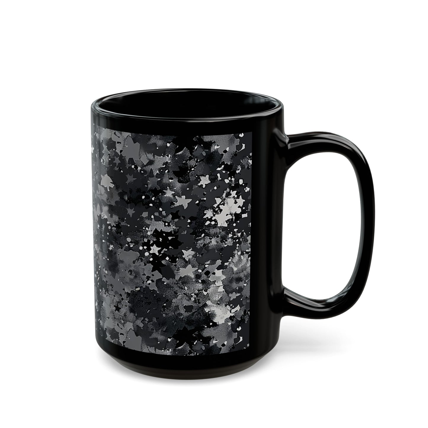 Black Camo Mug, 11oz/15oz