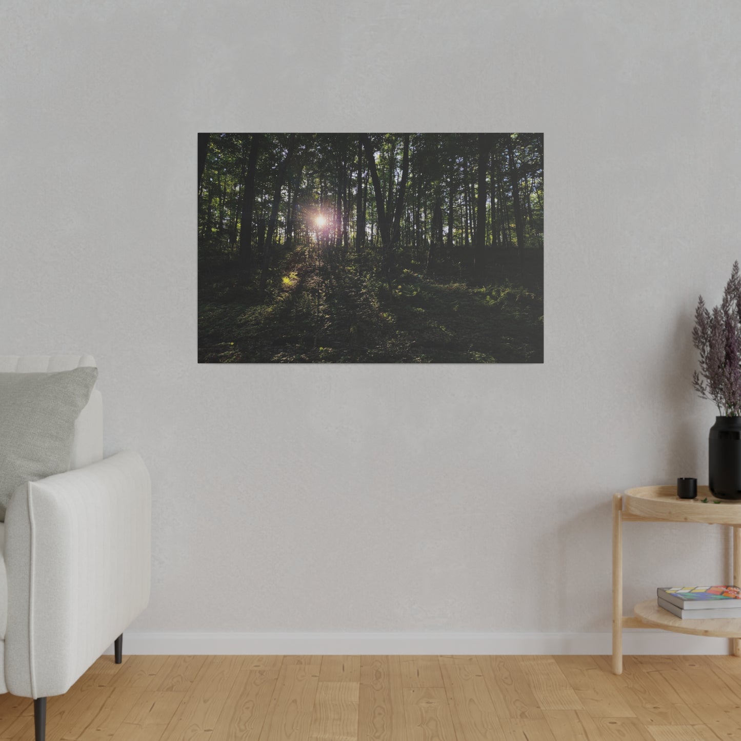 Woodland Forrest Matte Canvas, 0.75" Depth