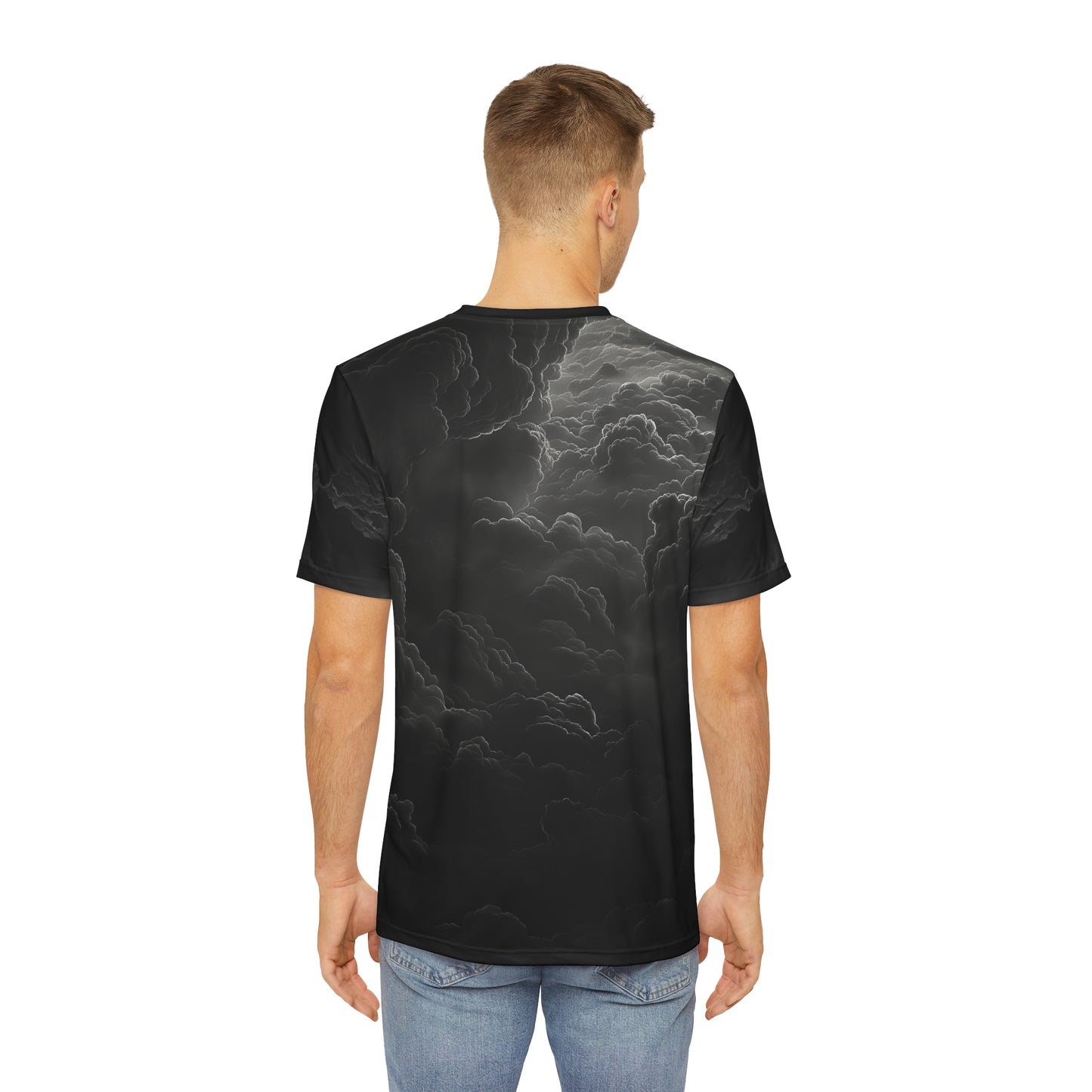 Storm Cloud, Men's Polyester Tee