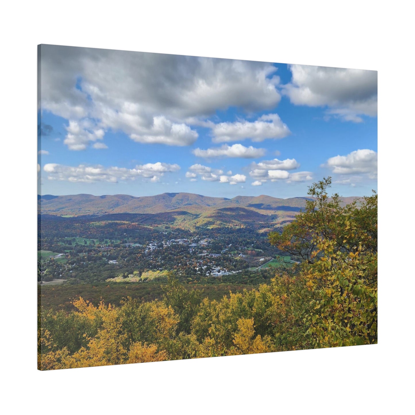 Early Autumn Mountain Top Matte Canvas, 0.75" Depth