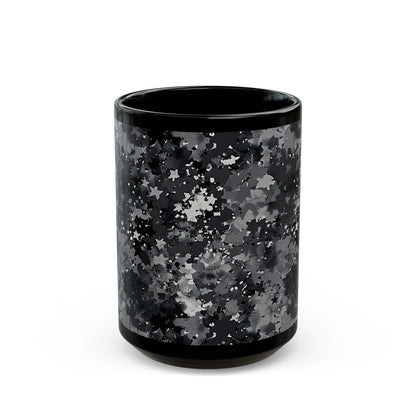 Black Camo Mug, 11oz/15oz