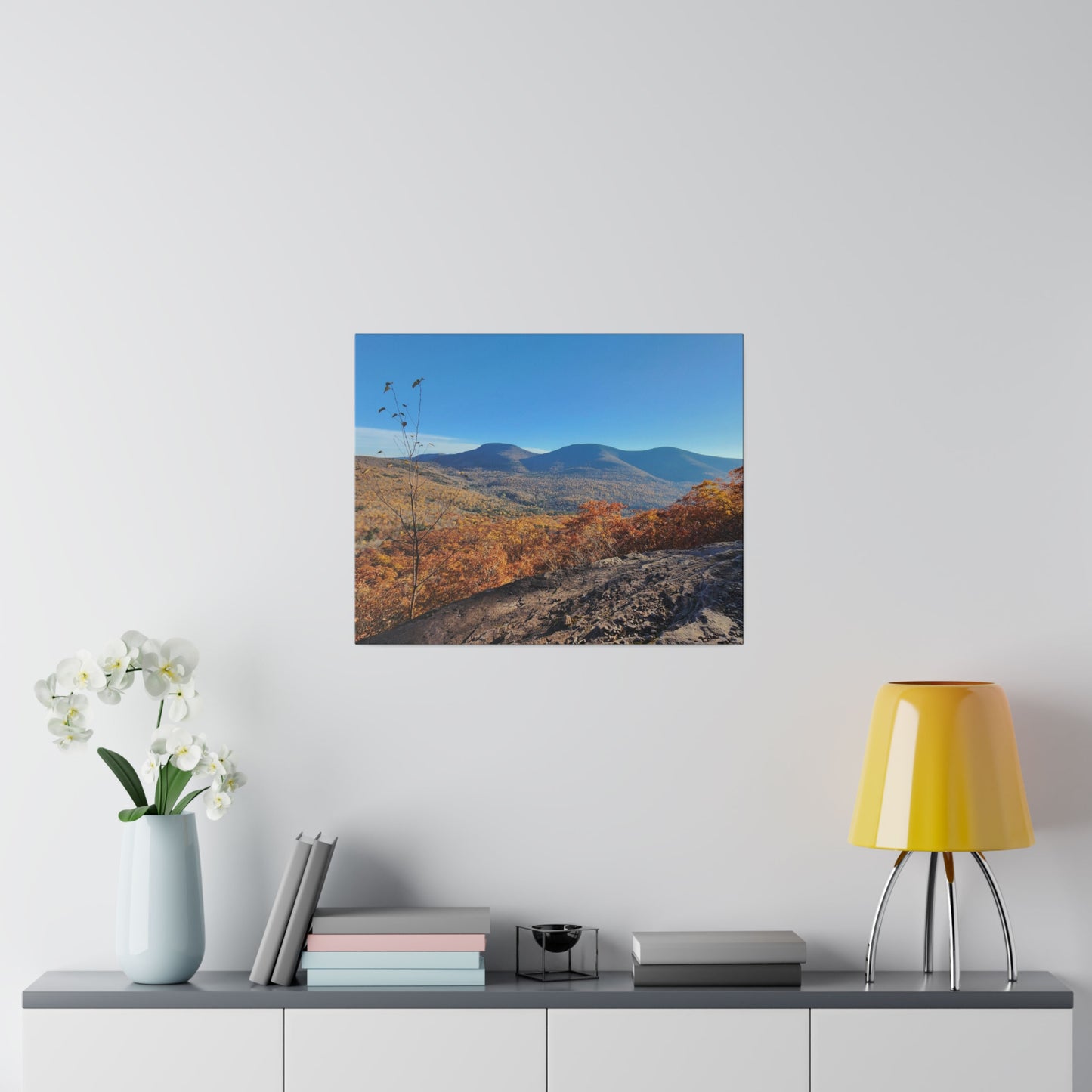 Autumn Mountain Top Matte Canvas, 0.75" Depth