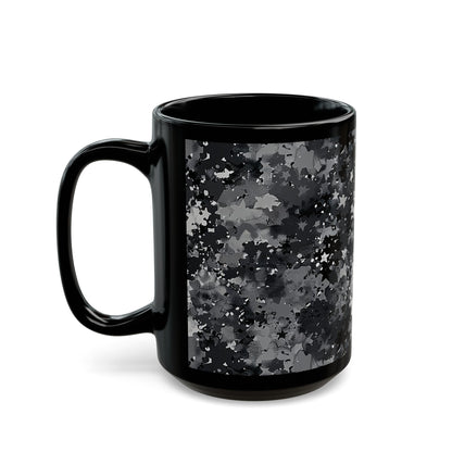 Black Camo Mug, 11oz/15oz