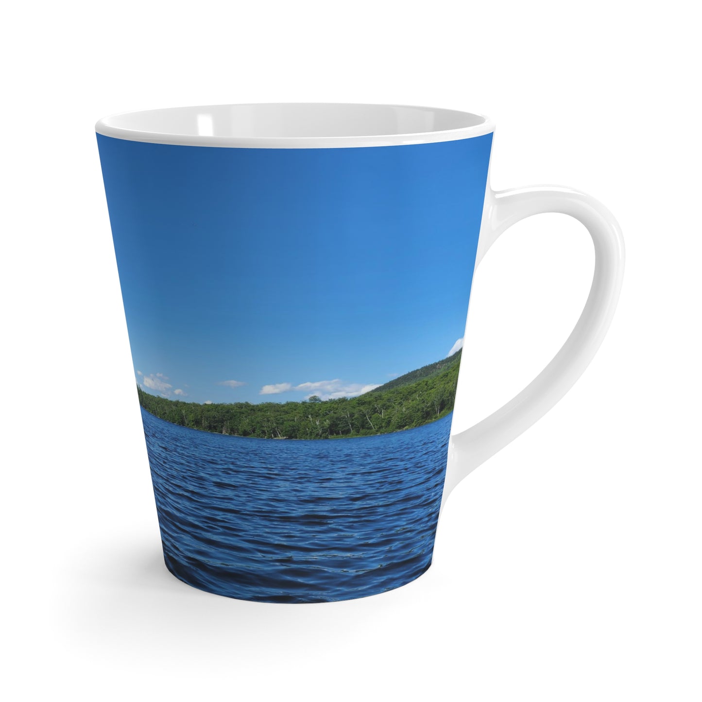 13th Lake Latte Mug, 12oz