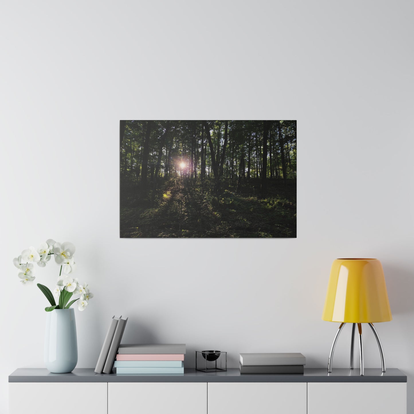 Woodland Forrest Matte Canvas, 0.75" Depth