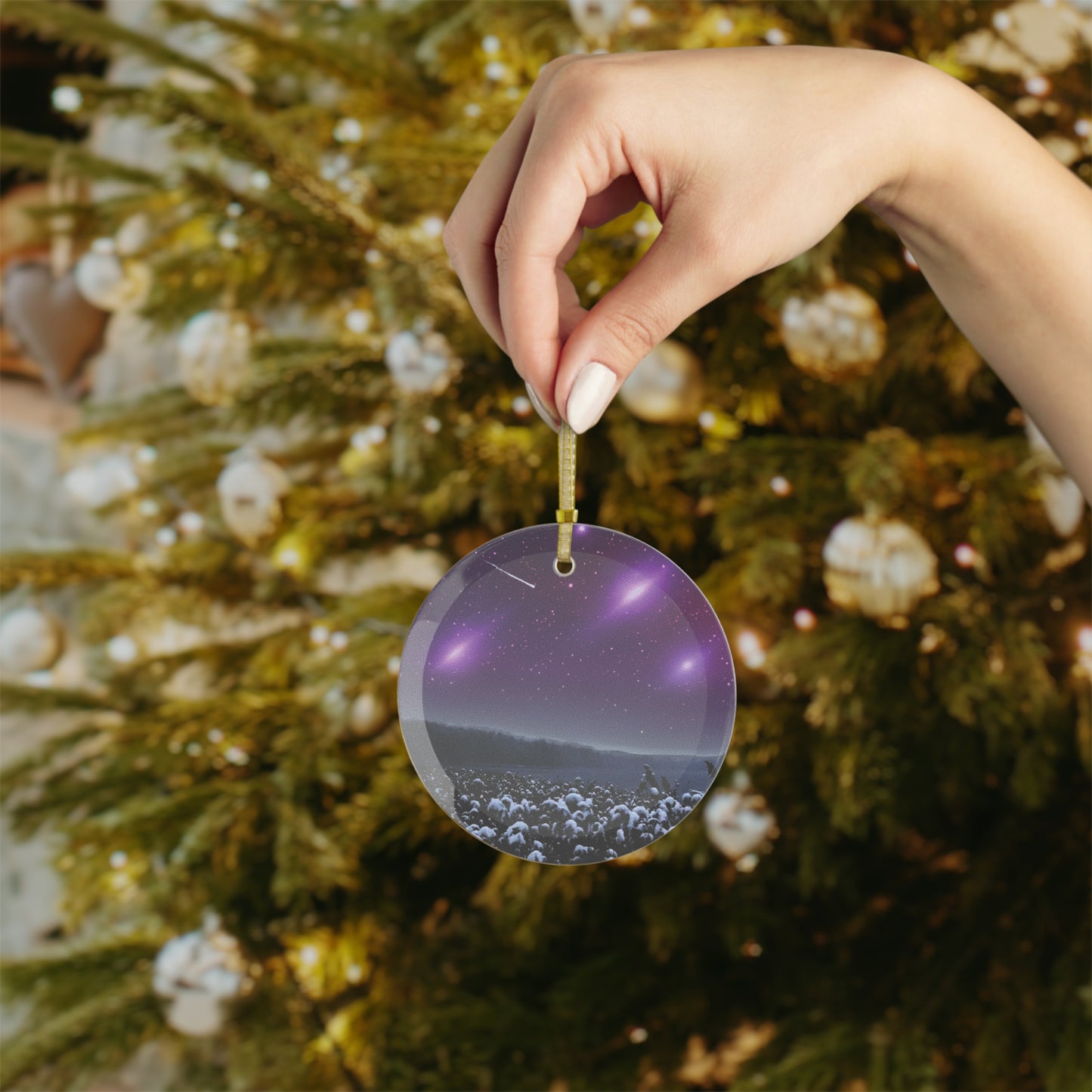 BH Special Edition Misty Lake Glass Ornaments