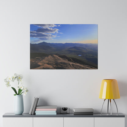 Cascade Mountain Matte Canvas, 0.75" Depth