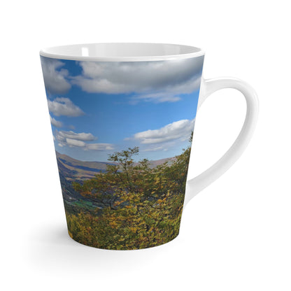 Early Autumn Mountain Top Latte Mug, 12oz