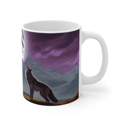 Howling Wolves Mug, 11oz