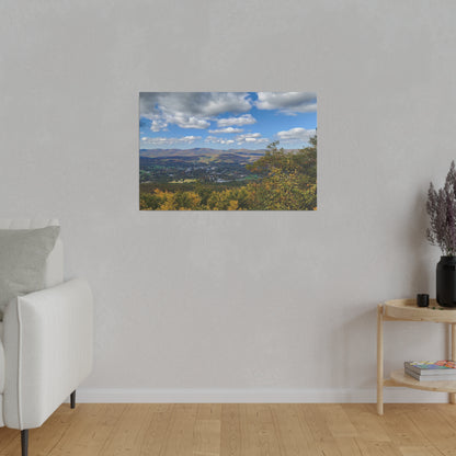 Early Autumn Mountain Top Matte Canvas, 0.75" Depth