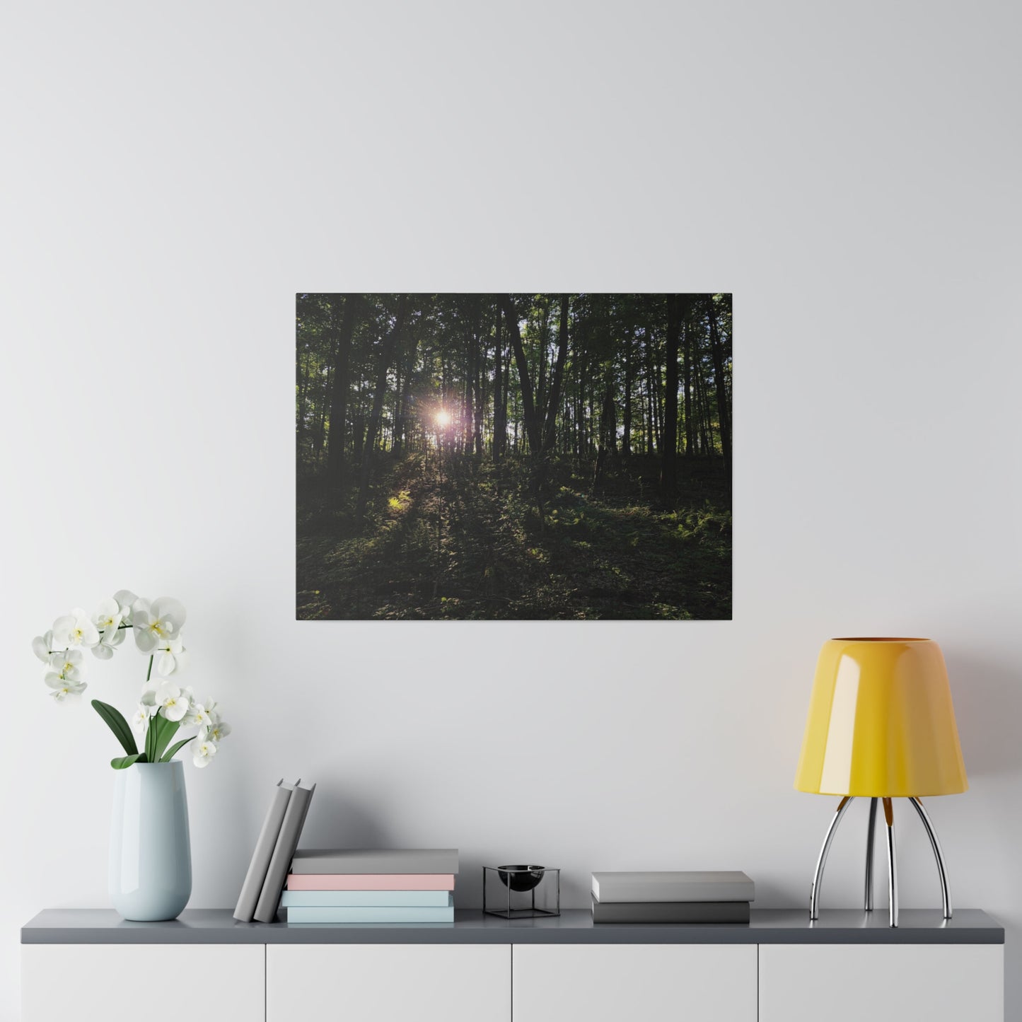 Woodland Forrest Matte Canvas, 0.75" Depth