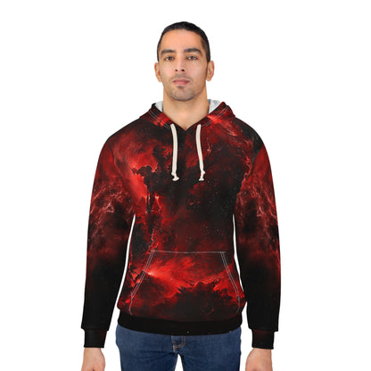 Red Nebula Pullover Hoodie