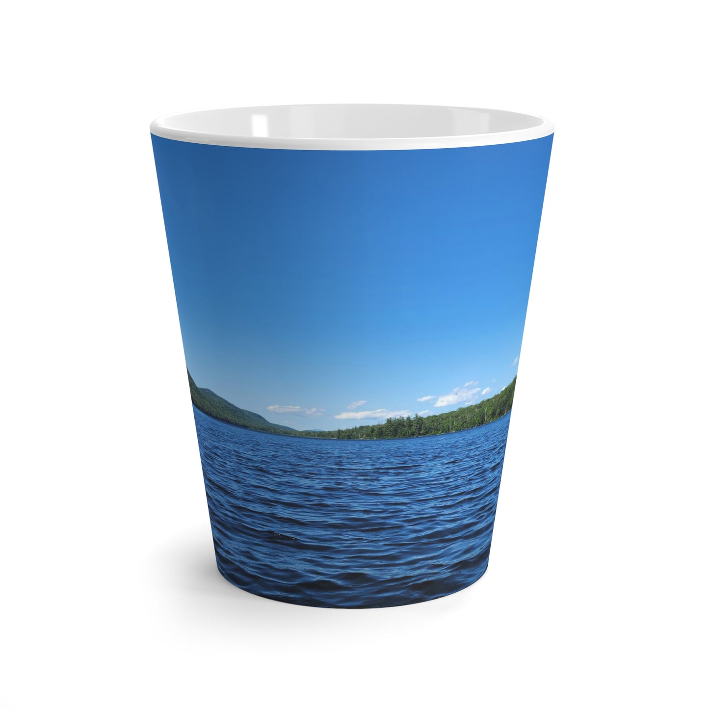 13th Lake Latte Mug, 12oz