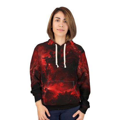 Red Nebula Pullover Hoodie