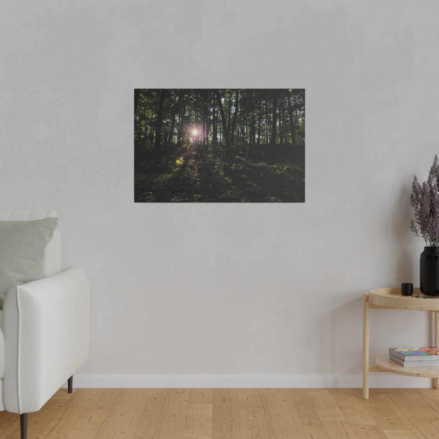 Woodland Forrest Matte Canvas, 0.75" Depth