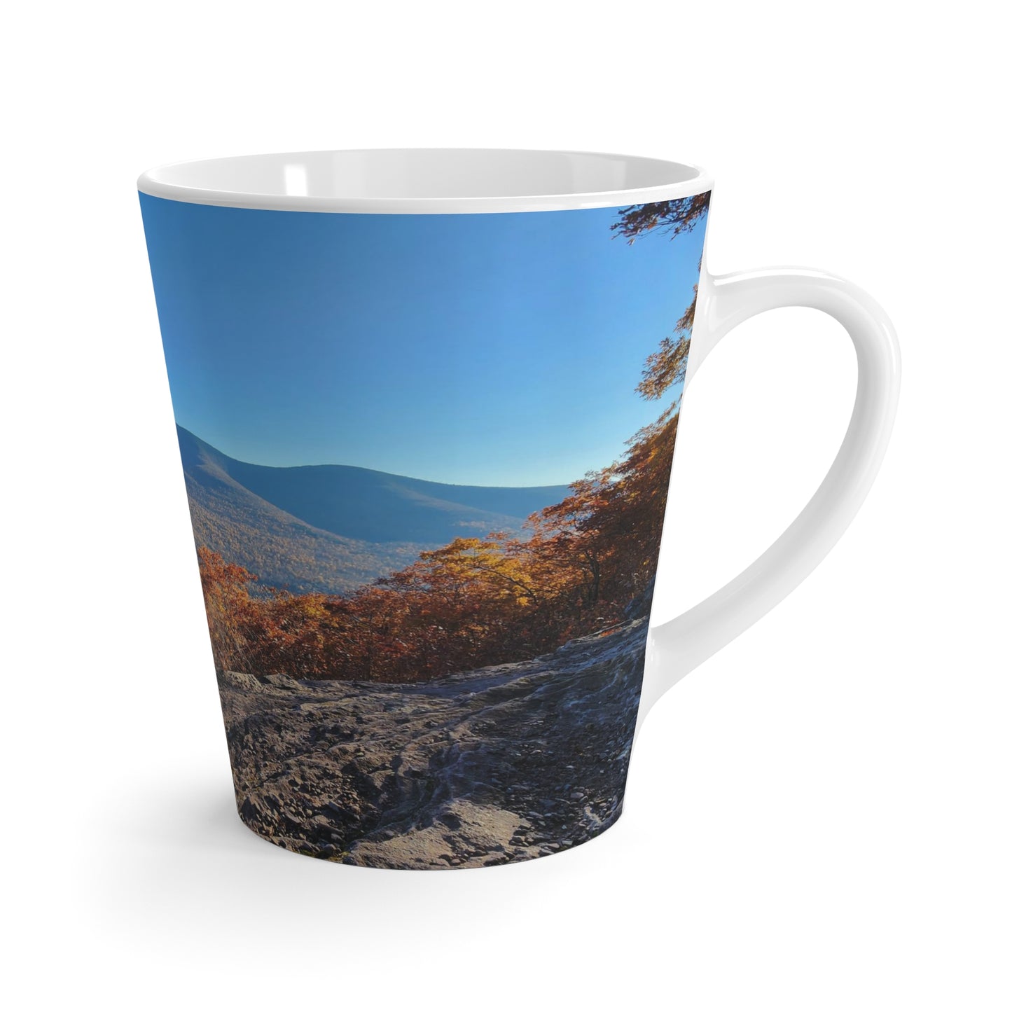 Autumn Mountain Top Latte Mug, 12oz