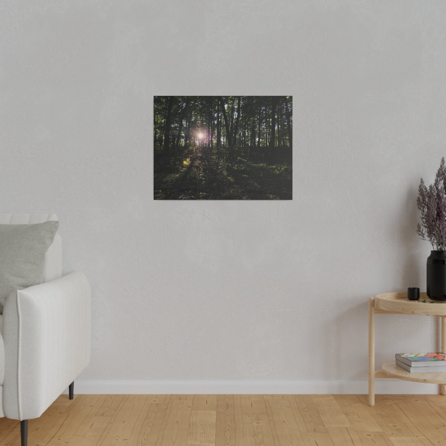 Woodland Forrest Matte Canvas, 0.75" Depth