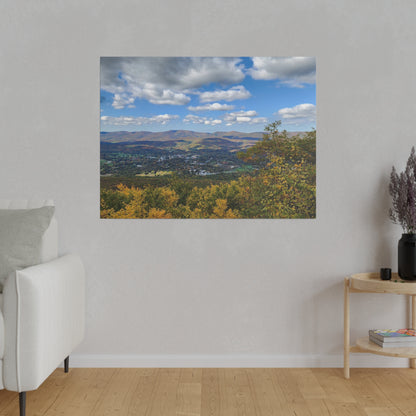 Early Autumn Mountain Top Matte Canvas, 0.75" Depth