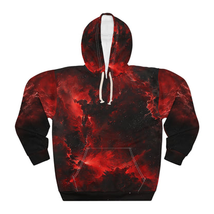 Red Nebula Pullover Hoodie