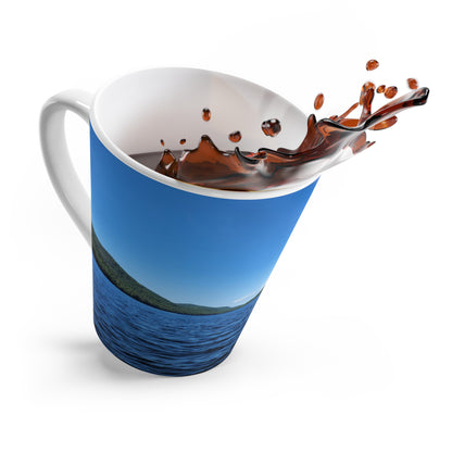 13th Lake Latte Mug, 12oz