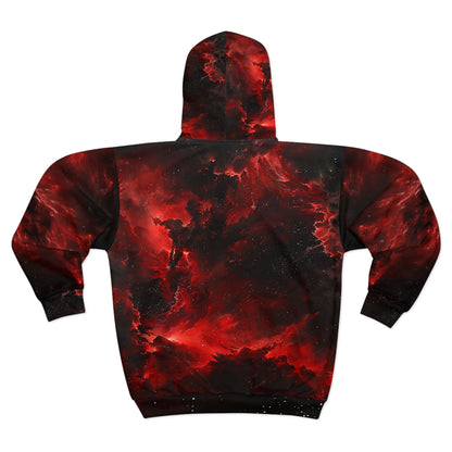 Red Nebula Zip-up Hoodie