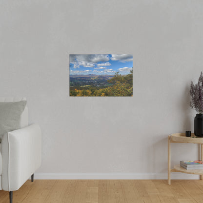 Early Autumn Mountain Top Matte Canvas, 0.75" Depth