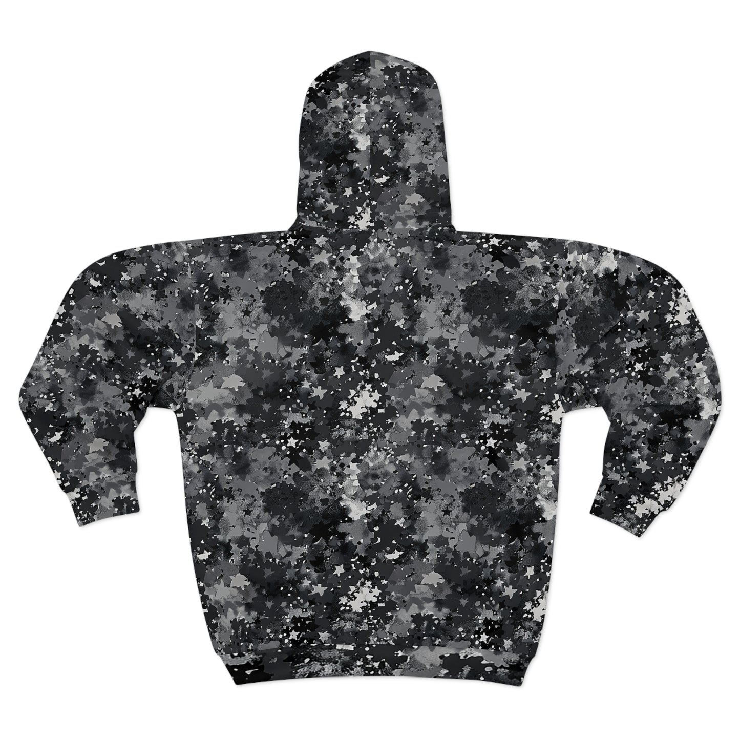 Black Camo Zip-up Hoodie