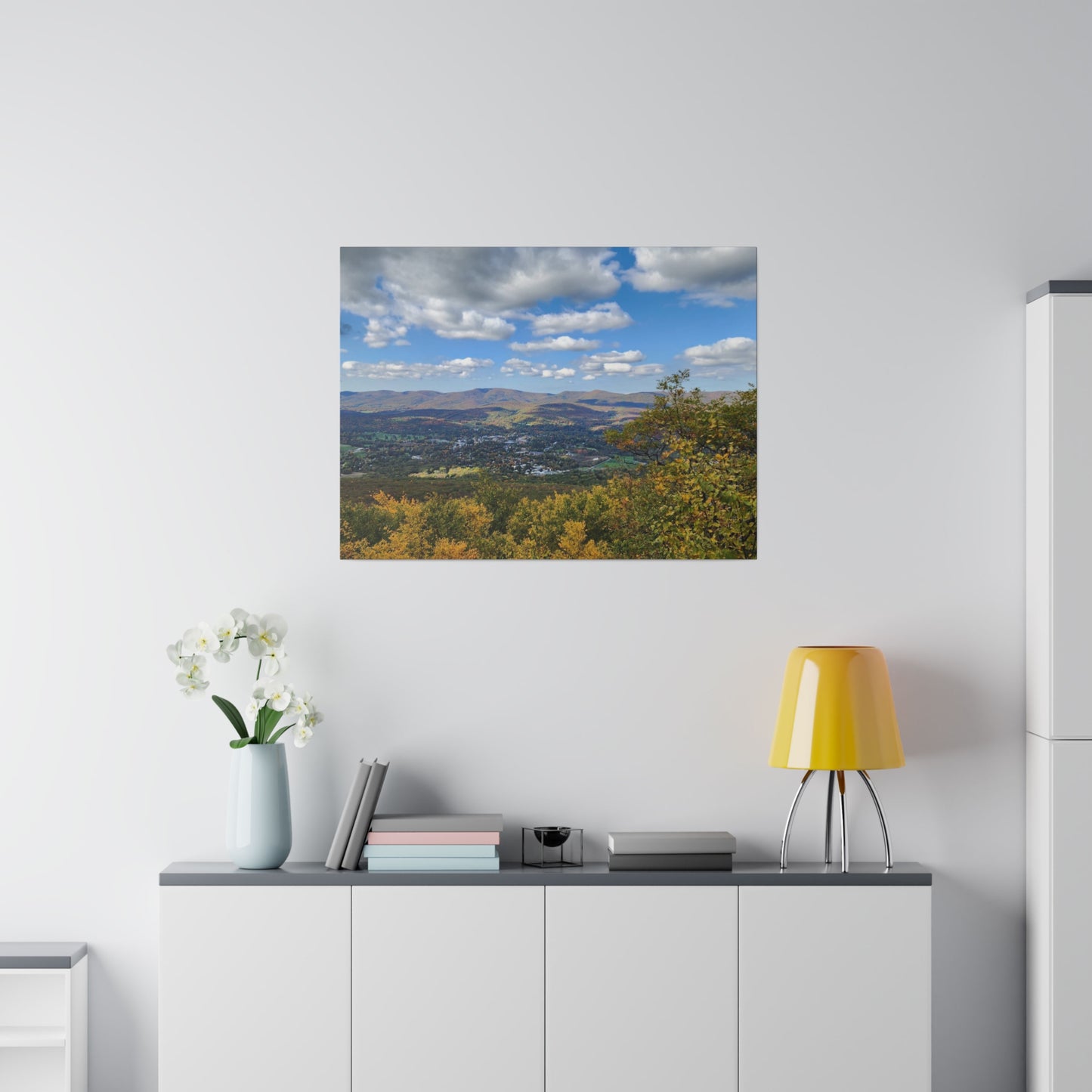 Early Autumn Mountain Top Matte Canvas, 0.75" Depth