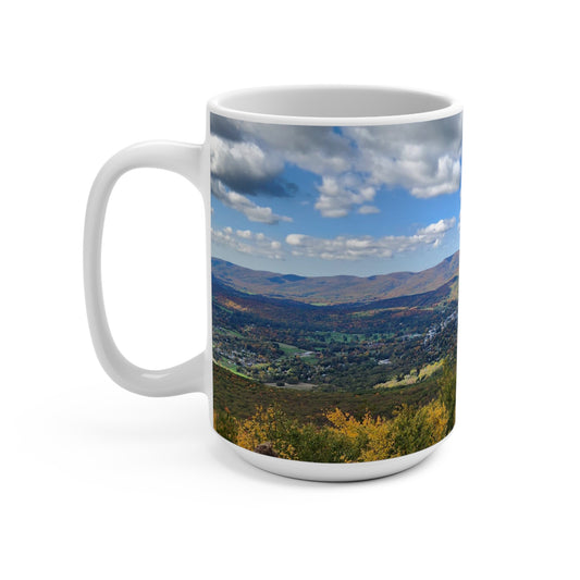 Early Autumn Mountain Top Mug, 15oz