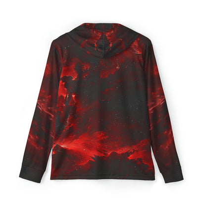 Red Nebula Men's Sports Hoodie