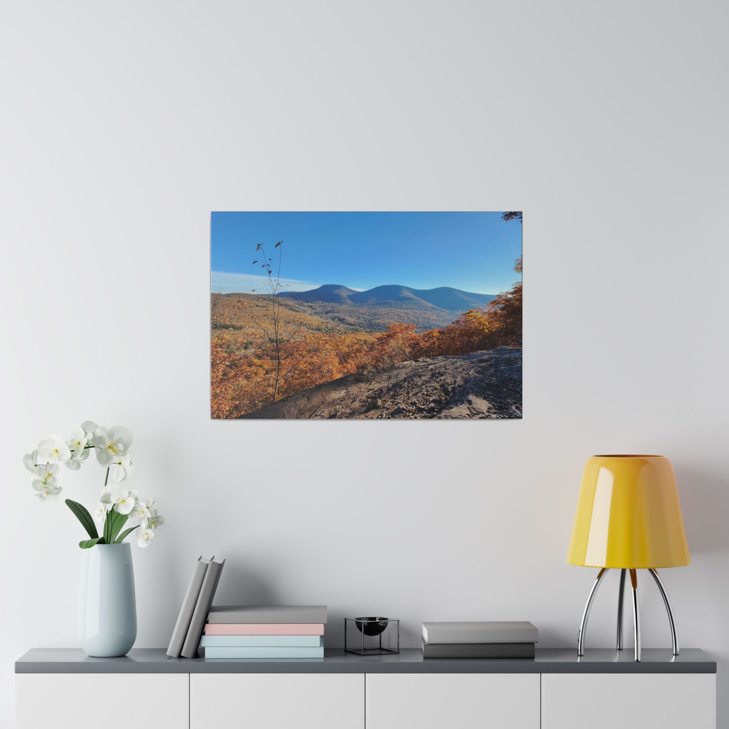 Autumn Mountain Top Matte Canvas, 0.75" Depth