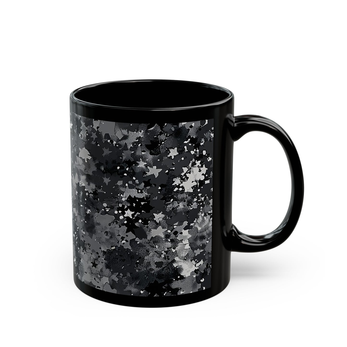 Black Camo Mug, 11oz/15oz