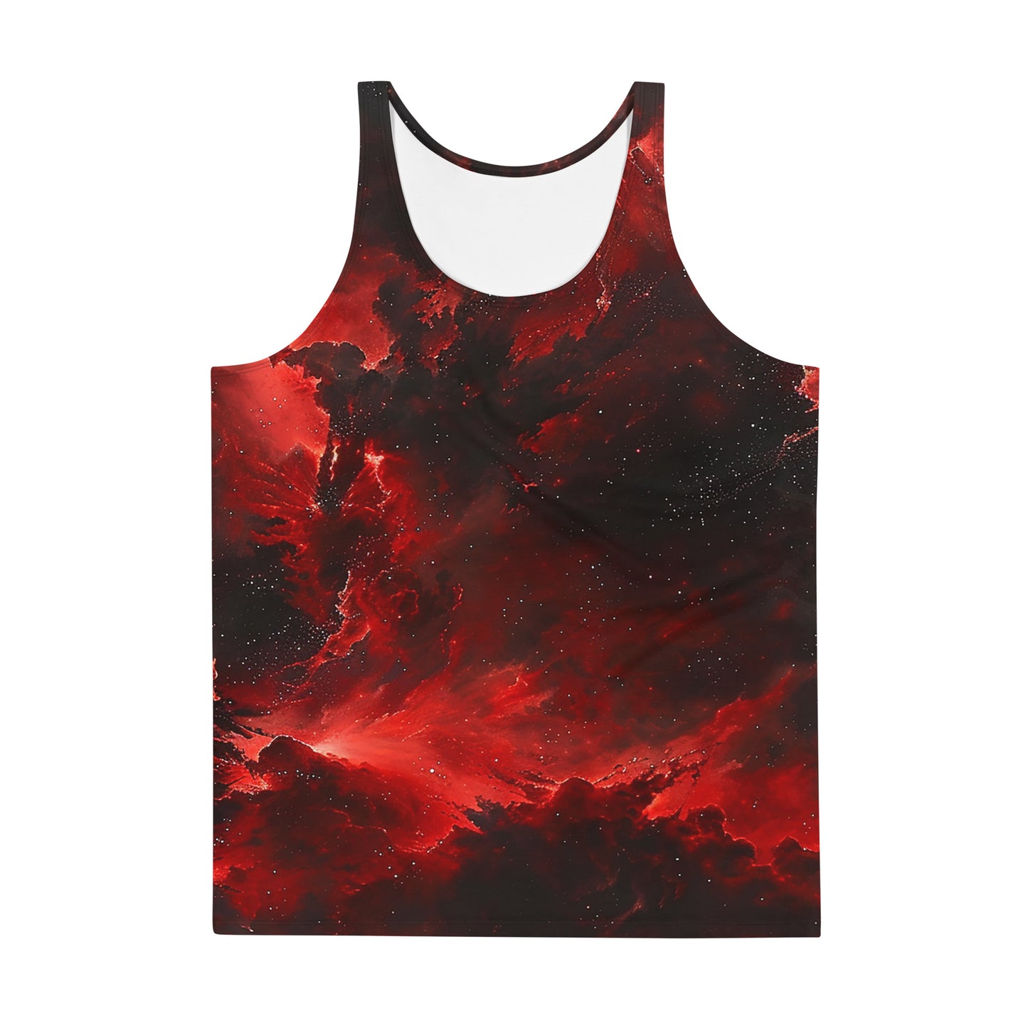 Red Nebula Tank Top