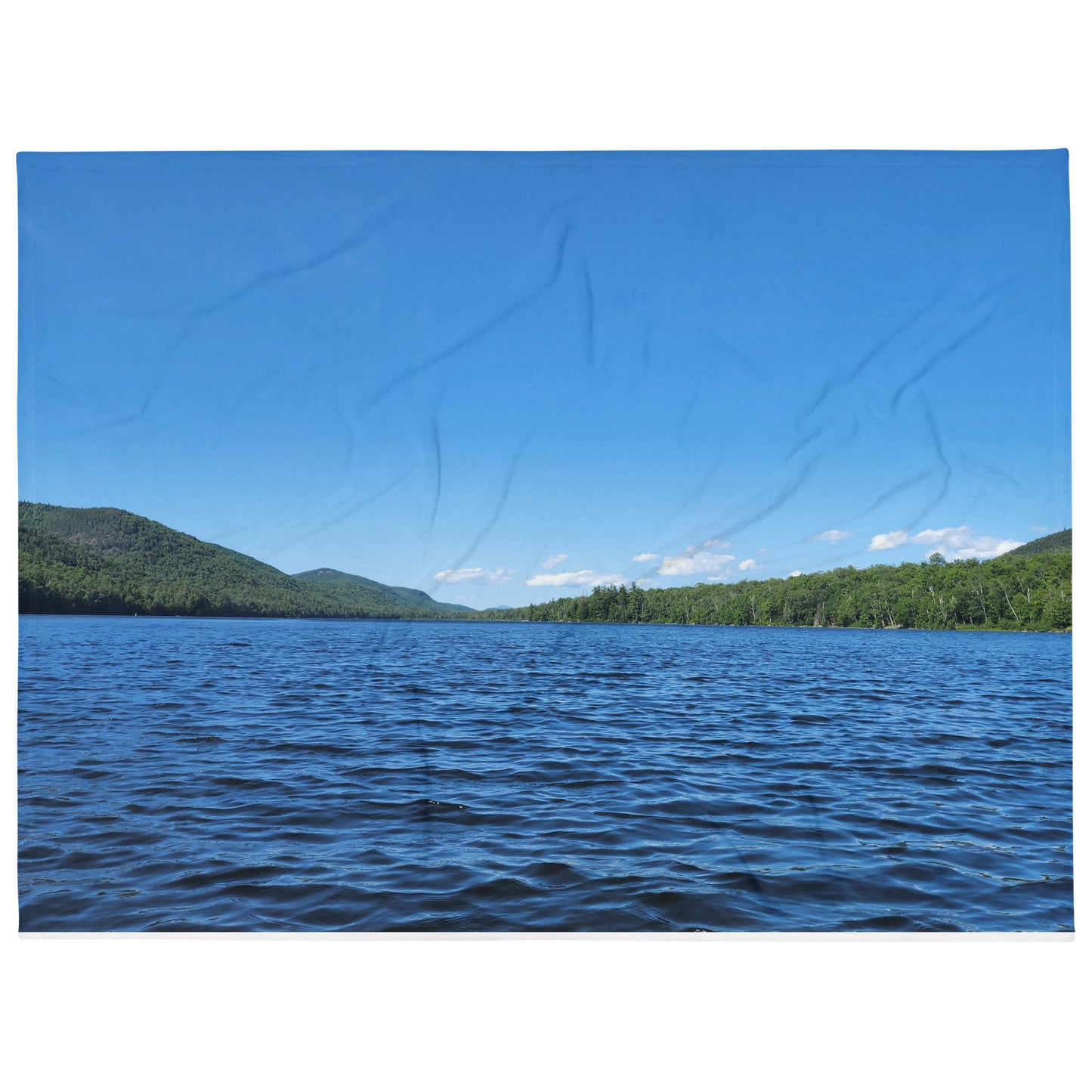 13th Lake Throw Blanket